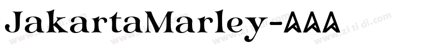 JakartaMarley字体转换