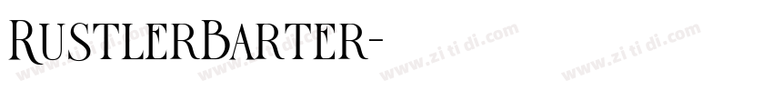 RustlerBarter字体转换