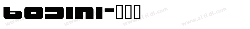 bodini字体转换