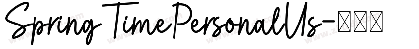SpringTimePersonalUs字体转换