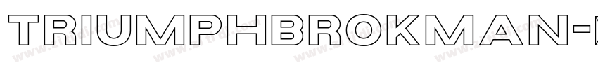TriumphBrokman字体转换