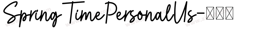SpringTimePersonalUs字体转换