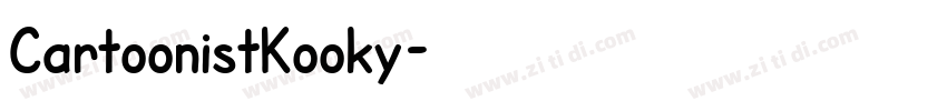 CartoonistKooky字体转换