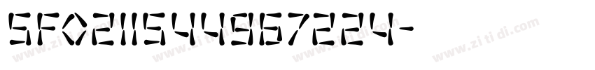 SF0211544967224字体转换