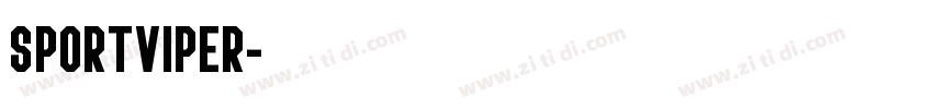 SPORTVIPER字体转换