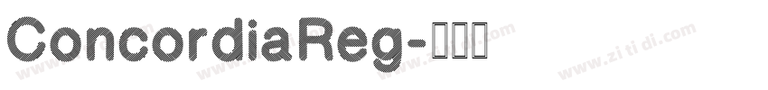 ConcordiaReg字体转换