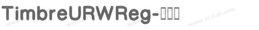 TimbreURWReg字体转换