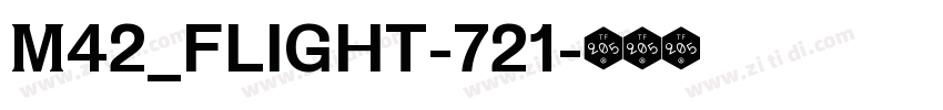 M42_FLIGHT-721字体转换