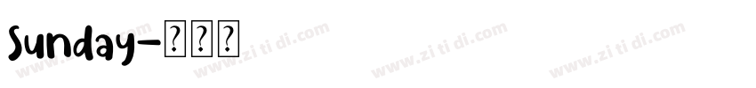 Sunday字体转换
