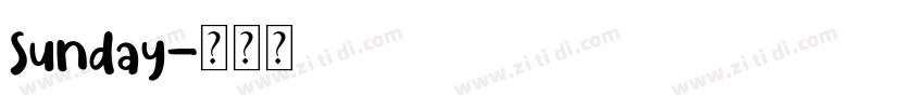 Sunday字体转换
