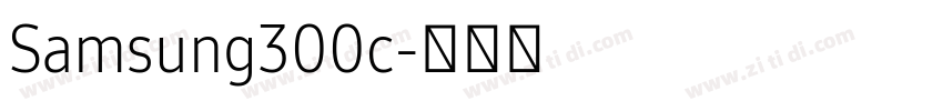 Samsung300c字体转换