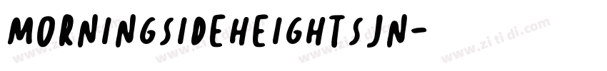MorningsideHeightsJN字体转换