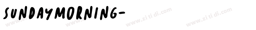SundayMorning字体转换