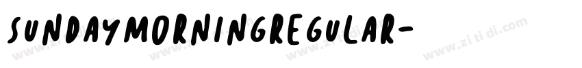 SundayMorningRegular字体转换
