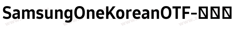 SamsungOneKoreanOTF字体转换