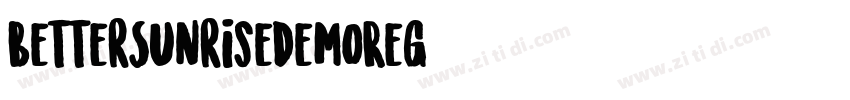 BetterSunriseDemoReg字体转换