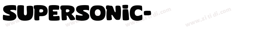 Supersonic字体转换