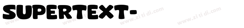 Supertext字体转换