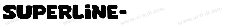 superline字体转换