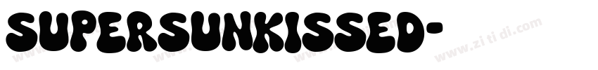 SuperSunkissed字体转换