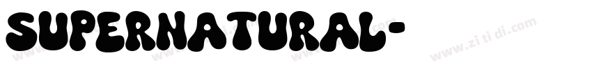 Supernatural字体转换