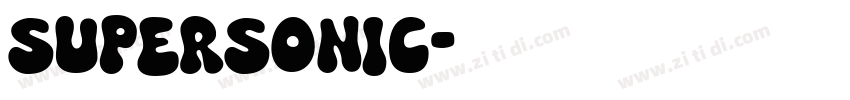 Supersonic字体转换
