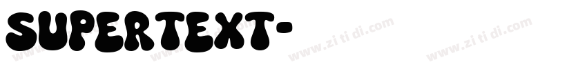 Supertext字体转换