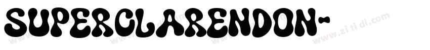 Superclarendon字体转换