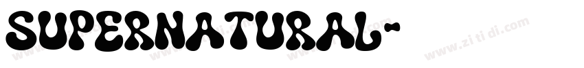 Supernatural字体转换