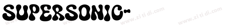 Supersonic字体转换