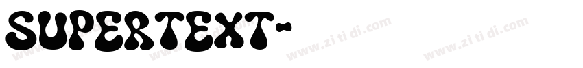 Supertext字体转换