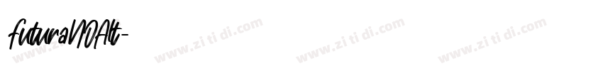 FuturaNDAlt字体转换