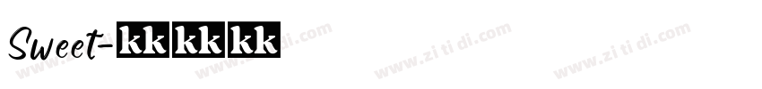 Sweet字体转换