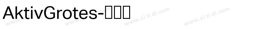 AktivGrotes字体转换 AktivGrotes字体转换