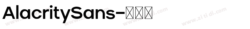 AlacritySans字体转换