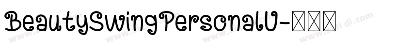 BeautySwingPersonalU字体转换