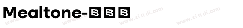 Mealtone字体转换