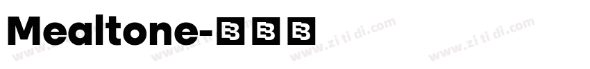 Mealtone字体转换