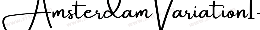 AmsterdamVariation1字体转换