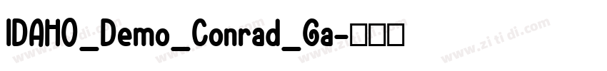 IDAHO_Demo_Conrad_Ga字体转换