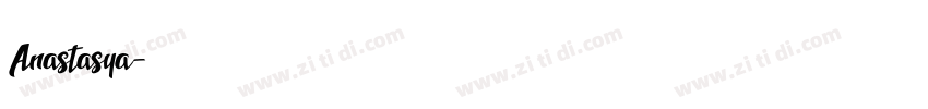 Anastasya字体转换
