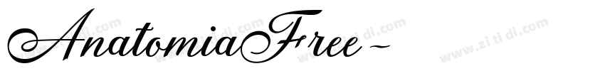 AnatomiaFree字体转换