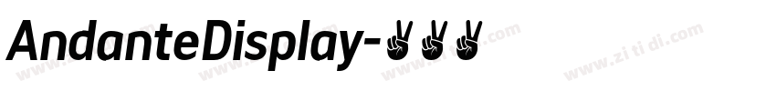 AndanteDisplay字体转换