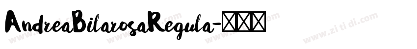 AndreaBilarosaRegula字体转换