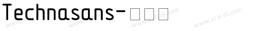 Technasans字体转换