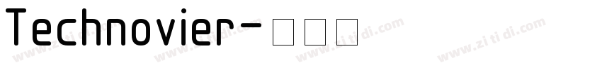 Technovier字体转换