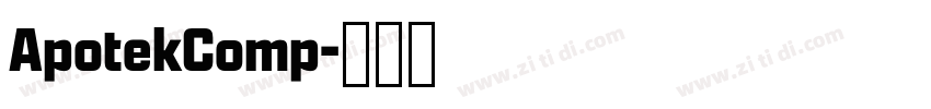 ApotekComp字体转换