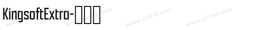 KingsoftExtra字体转换