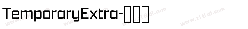 TemporaryExtra字体转换