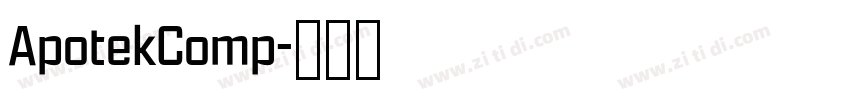 ApotekComp字体转换
